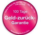 Silk-epil Geld-zurück Garantie